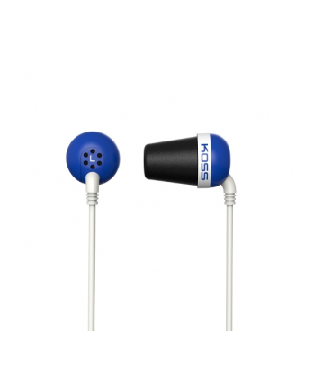 SŁUCHAWKI DOUSZNE KOSS THE PLUG NIEBIESKIE