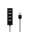 Hub Unitek 4x USB 2.0 mini czarny Y-2140 - nr 1