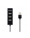 Hub Unitek 4x USB 2.0 mini czarny Y-2140 - nr 4