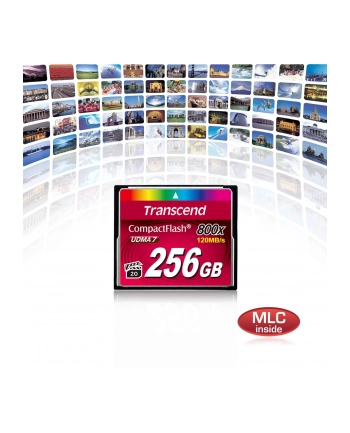 Transcend memory card 256GB Compact Flash 800x nr 1