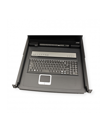 ATEN KVM 8 port LCD 19'' + keyboard + touchpad PS/2 or USB, 1U 19'' Rack nr 2