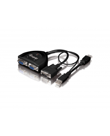 Equip 2-portowy splitter VGA