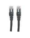 Intellinet Network Solutions Intellinet patch cord RJ45, kat.6 UTP, 0,5m czarny, 100% miedź - nr 27