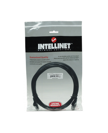 Intellinet Network Solutions Intellinet patch cord RJ45, kat. 6 UTP, 2m czarny, 100% miedź