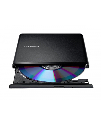 Lite-On nagrywarka DVD do notebooka, Super-Slim, ultra-light, Czarna