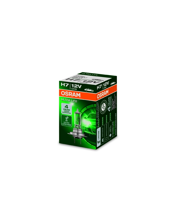 OSRAM Headlight Night Super 55W  PX26d 12V H7 główny