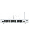 MikroTik CloudRouterSwitch CRS125-24G-1S-2HnD-IN, 600MHz CPU, 128MB RAM, 24xLAN, 2.4 Wi-Fi, 1xSFP slot,1x microUSB,vč.L5 - nr 11