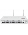 MikroTik CloudRouterSwitch CRS125-24G-1S-2HnD-IN, 600MHz CPU, 128MB RAM, 24xLAN, 2.4 Wi-Fi, 1xSFP slot,1x microUSB,vč.L5 - nr 14