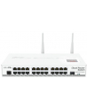 MikroTik CloudRouterSwitch CRS125-24G-1S-2HnD-IN, 600MHz CPU, 128MB RAM, 24xLAN, 2.4 Wi-Fi, 1xSFP slot,1x microUSB,vč.L5 - nr 15