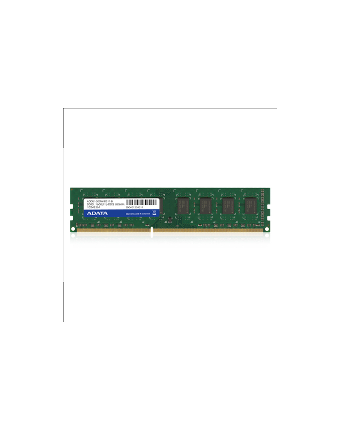 A-DATA Premier 8GB DDR3L 240Pin U-DIMM 1600, CL11, 512x8, Single Tray główny
