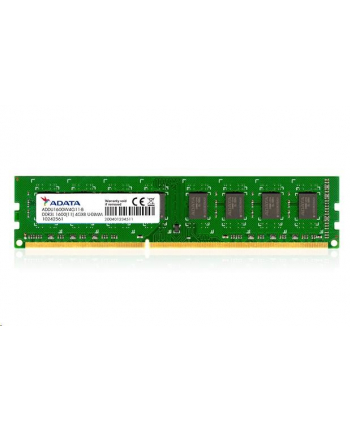 A-DATA Premier 8GB DDR3L 240Pin U-DIMM 1600, CL11, 512x8, Single Tray