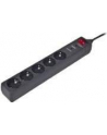 EnerGenie Surge Protector SPG5-C-10/ 3 m/ 5 Sockets/ Black - nr 28