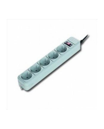 Gembird Power Cube Surge Protector SPG3-B-10C/ 3 m/ 5 Sockets/ Grey