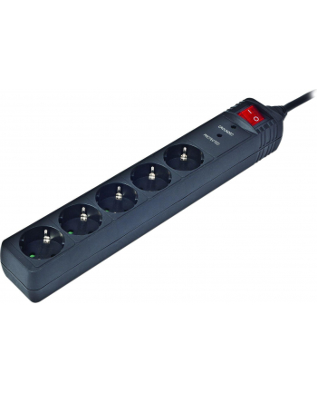 EnerGenie Surge Protector SPG5-C-15/ 4.5 m/ 5 Sockets/ Black