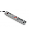 Gembird Power Cube Surge Protector SPG6-B-6C/ 1.8 m/ 6 Sockets/ Grey - nr 9