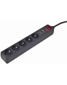 EnerGenie Surge Protector SPG5-C-10/ 3 m/ 5 Sockets/ Black - nr 29