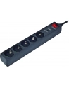 EnerGenie Surge Protector SPG5-C-10/ 3 m/ 5 Sockets/ Black - nr 32