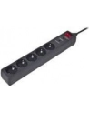 EnerGenie Surge Protector SPG5-C-10/ 3 m/ 5 Sockets/ Black - nr 33