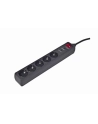 EnerGenie Surge Protector SPG5-C-10/ 3 m/ 5 Sockets/ Black - nr 6
