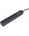 EnerGenie Surge Protector SPG5-C-15/ 4.5 m/ 5 Sockets/ Black - nr 18