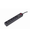 EnerGenie Surge Protector SPG5-C-5/ 1.5 m/ 5 Sockets/ Black - nr 23