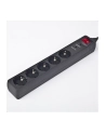 EnerGenie Surge Protector SPG5-C-5/ 1.5 m/ 5 Sockets/ Black - nr 5