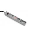 Gembird Power Cube Surge Protector SPG6-B-6C/ 1.8 m/ 6 Sockets/ Grey - nr 2