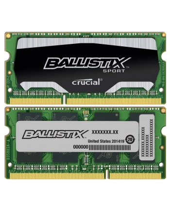 Crucial 4GB DDR3-1600 Ballistix Sport SODIMM 204pin, PC3-12800, CL9, 1.35V nr 1