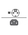Cable powercord (D ..)  1.8m  grey - nr 15