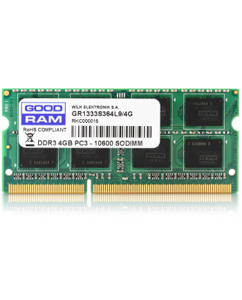 GOODRAM SO-DIMM DDR3 4096MB PC1600 CL11