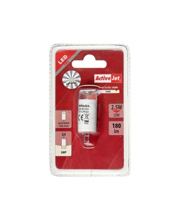 ActiveJet AJE-MC1G4 Lampa LED SMD 180lm 2 5W G4 barwa biała ciepła nr 1