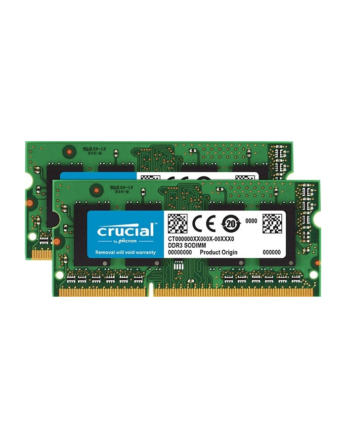Crucial 4GB kit (2GBx2) DDR3 1600MHz CL11 SODIMM 1.35V/1.5V główny