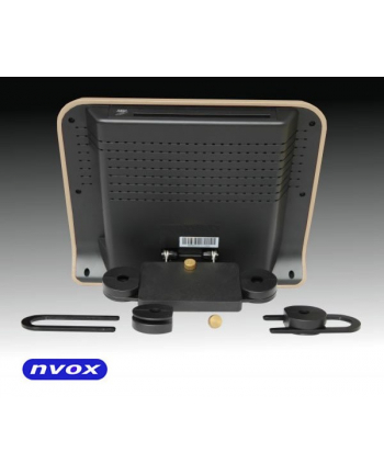 NVOX Monitor dotykowy zagłówkowy LED 9 cali HD DVD USB SD IR GRY