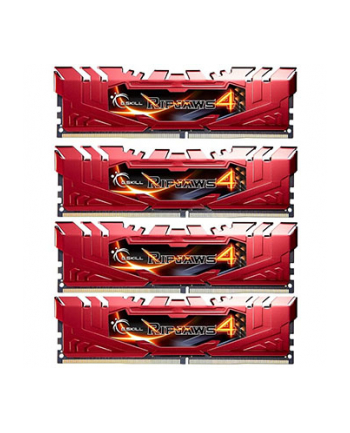 G.SKILL DDR4 32GB (4x8GB) Ripjaws4 2666MHz CL15 XMP Red