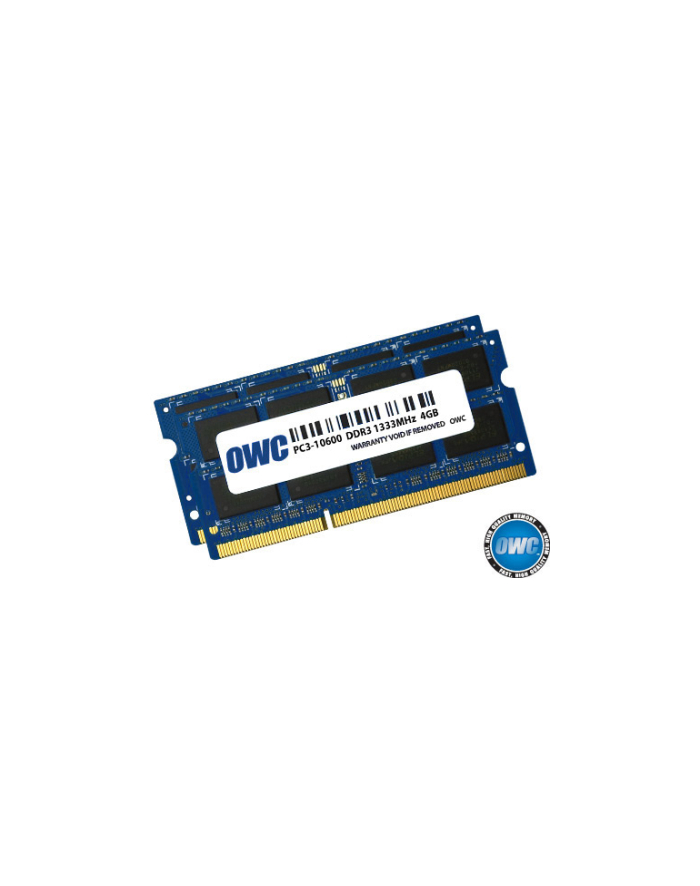 OWC SO-DIMM DDR3 2x4GB 1333MHz CL9 Apple Qualified główny