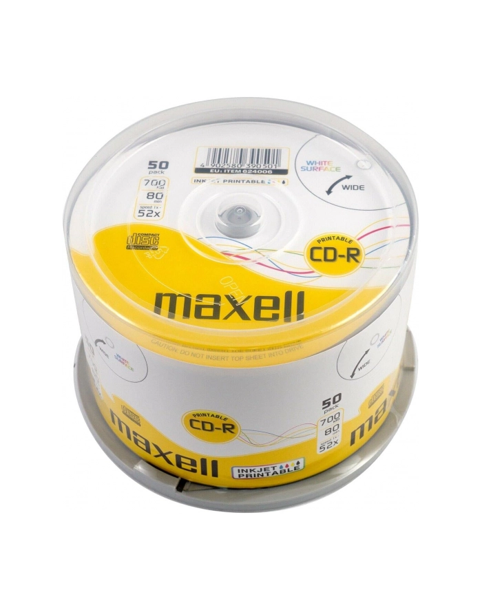 Maxell CD-R 700 MB 52x PRINTABLE CAKE 50 szt główny