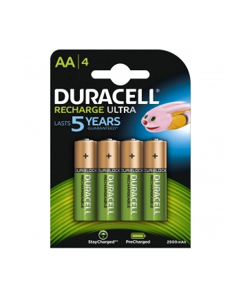 Duracell AKUMULATORY AA NAŁADOWANE 4 SZTUKI nr 1