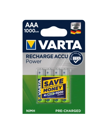 Varta Akumulator R3 1000 mAh 4szt ready 2 use nr 1