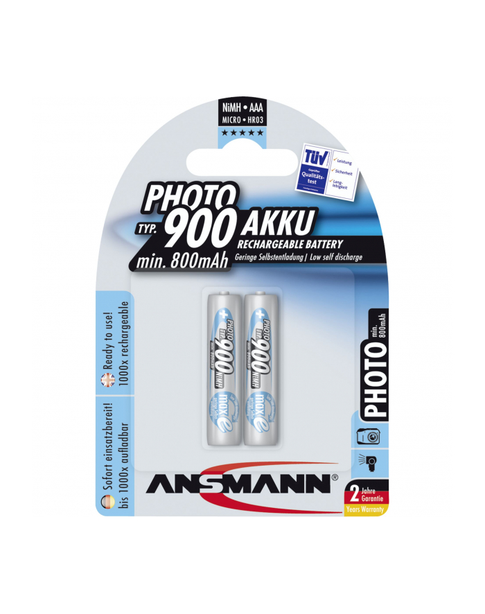 Ansmann Akumulator maxe NiMH 2xAAA 950mAh główny