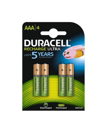 Duracell AKUMULATOR AAA NAŁADOWANY 4 SZT