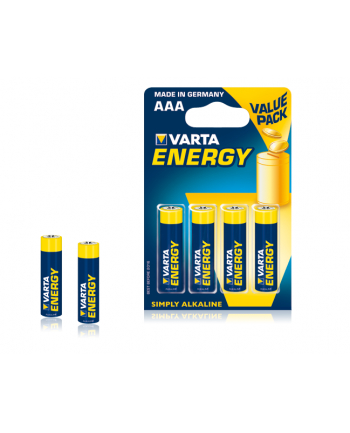 Varta Baterie Alkaliczne R3 AAA 4szt energy