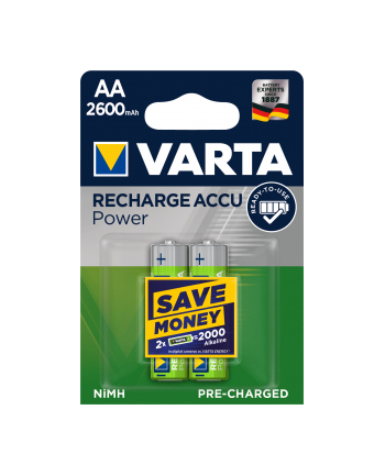 Varta Akumulatory R6 2600mAh 2szt                                            proffesional ready 2 use