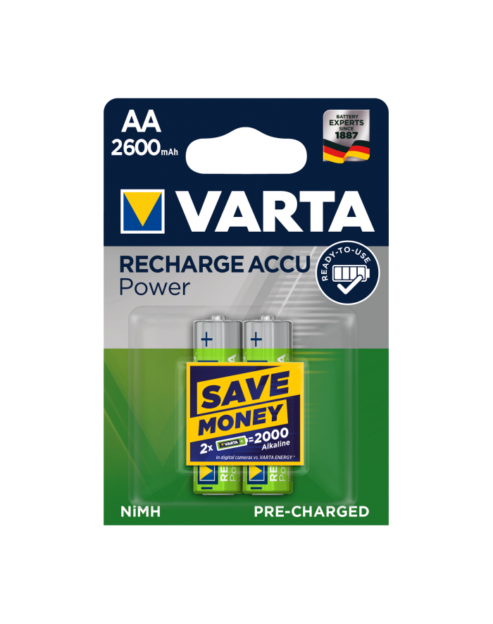 Varta Akumulatory R6 2600mAh 2szt                                            proffesional ready 2 use główny