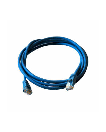 ART Patch cord 0,5m niebieski UTP 5e