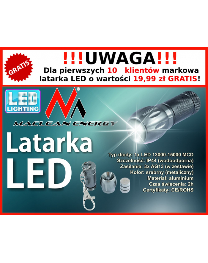 Maclean Uchwyt TV sufitowy 50kg MC-631 32-55 główny