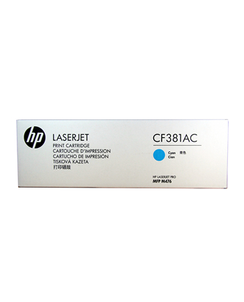 HEWLETT PACKARD - SUP HP 312A Cyan LJ Toner Cart, CF381A - CONTRACT nr 2