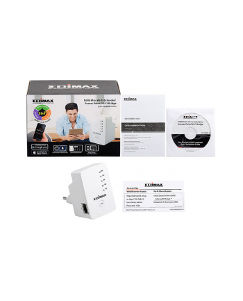 Edimax Technology Edimax N300 Universal WiFi Extender/Repeater MINI