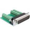 ADAPTER TERMINAL BLOCK (27PIN)->SERIAL(M)25PIN DELOCK - nr 1