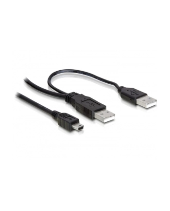 KABEL USB AM MINI USB 2.0 -> 2XAM-AF 1.5M DELOCK nr 2