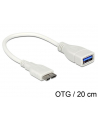 KABEL USB MICRO BM 3.0->AF USB 3.0 OTG 20 CM DELOCK - nr 2